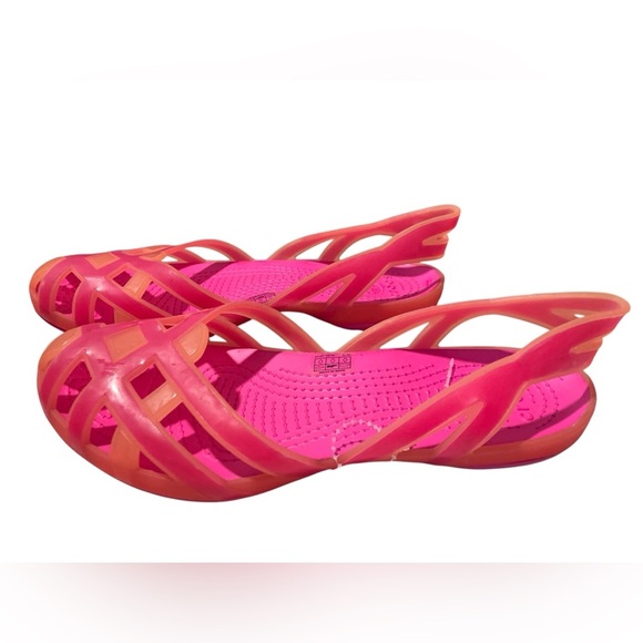 Crocs jelly sandals size J5 - Picture 2 of 4
